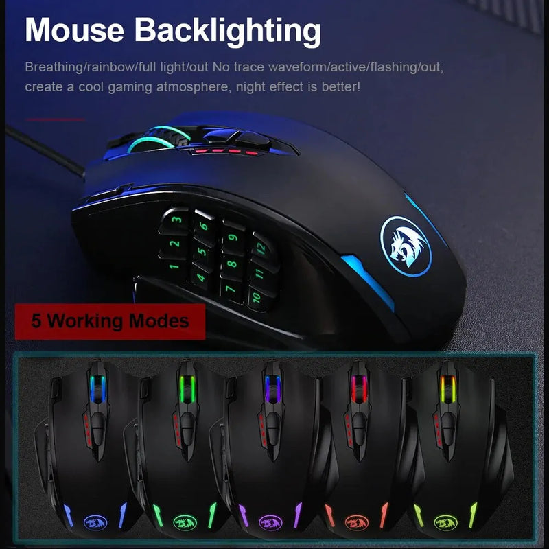 Mouse Gamer Redragon Impacto - encontrare