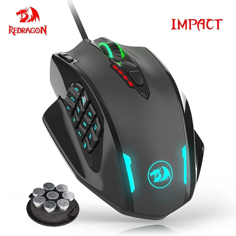 Mouse Gamer Redragon Impacto - encontrare