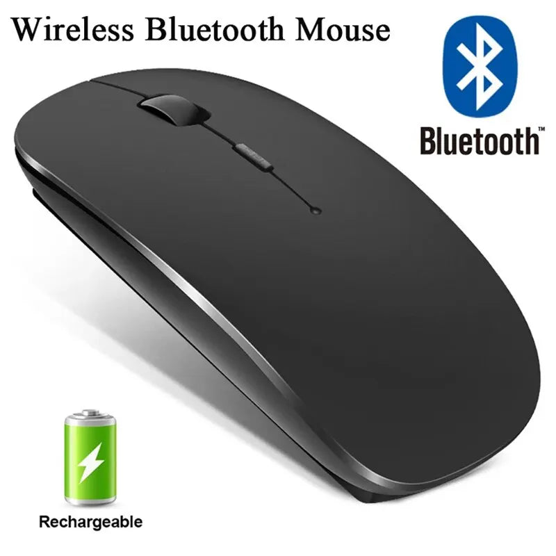 Mouse Bluetooth Sem Fio Recarregável 2.4GHz - encontrare